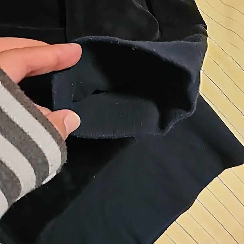 Calvin Klein Black Velour Jacket Size XL - Picture 8 of 12